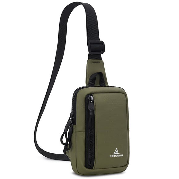 Small Crossbody Bag Men Mini Sling Bag Travel Running Phone Daypack :< - Picture 1 of 9